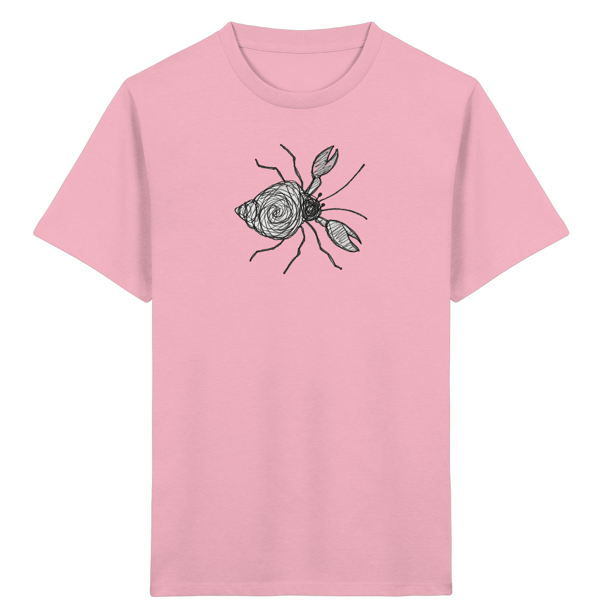 Einsiedlerkrebs von oben – Kinder-T-Shirt