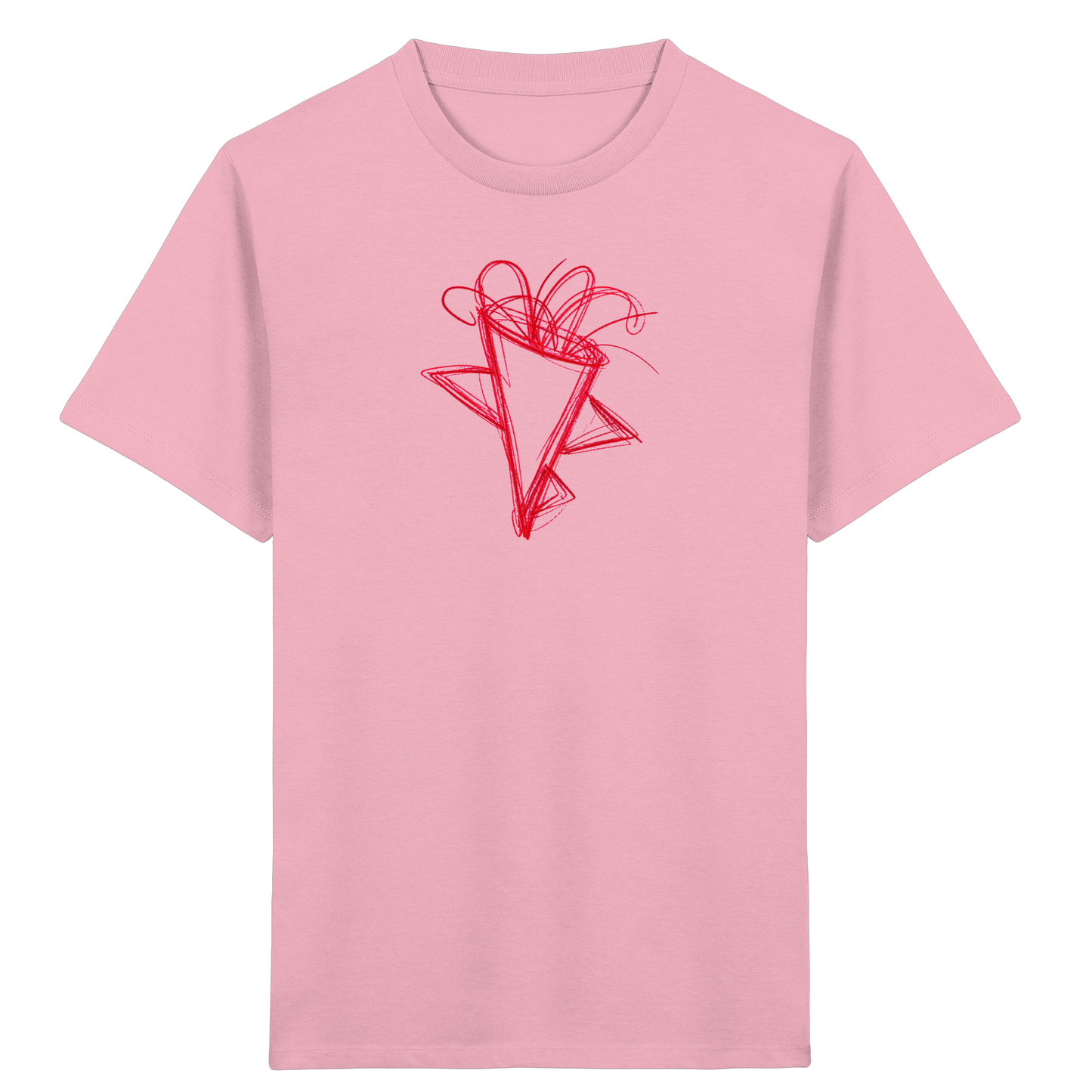 Tomatenrote Wackel-Schultüte - Kinder Bio T-Shirt