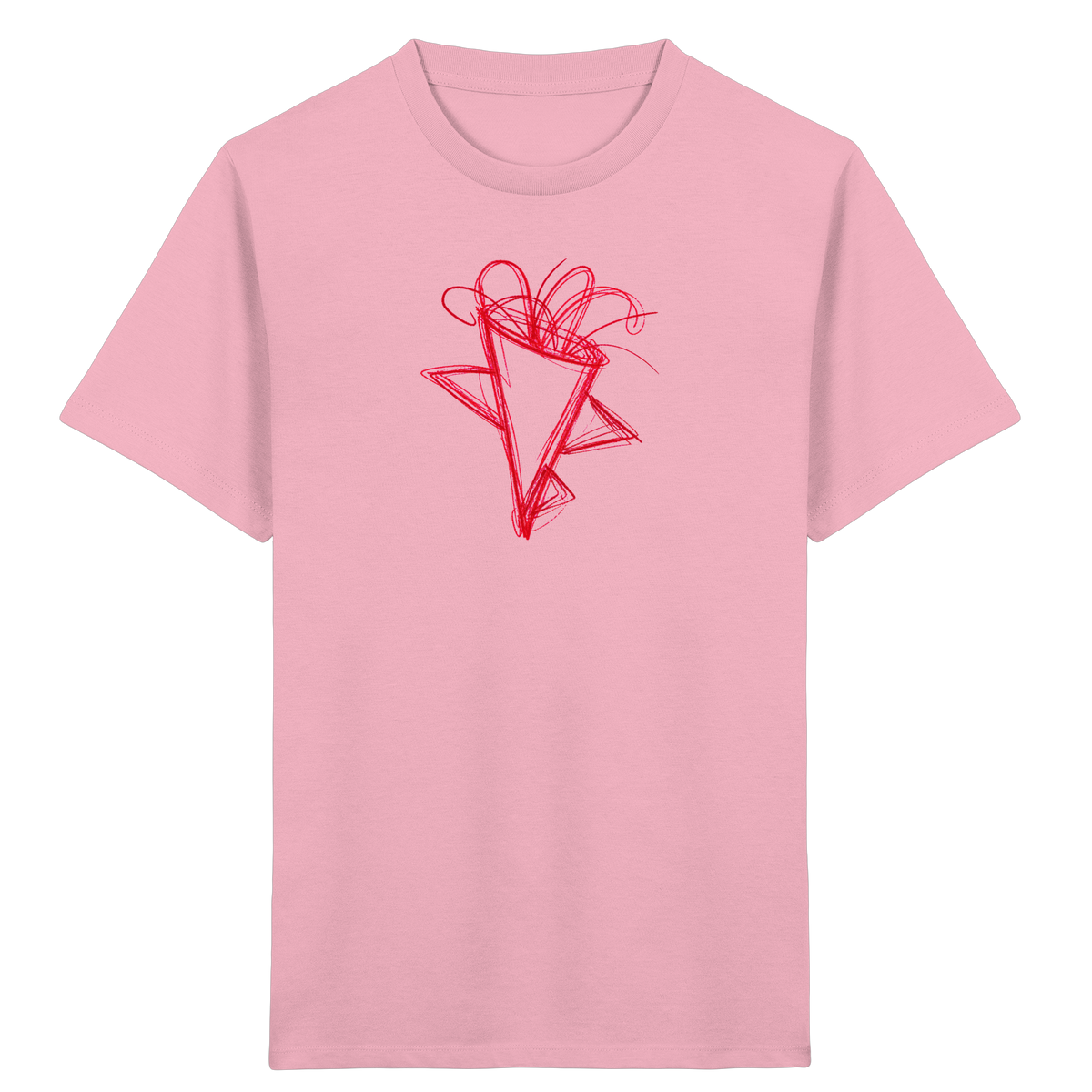 Tomatenrote Wackel-Schultüte - Kinder Bio T-Shirt