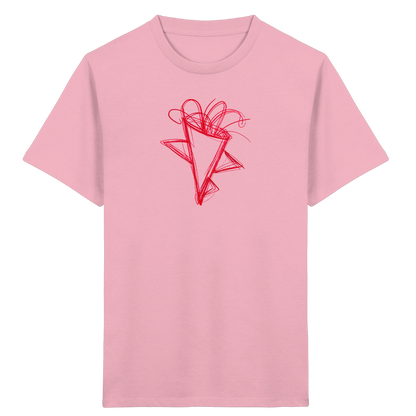 Tomatenrote Wackel-Schultüte - Kinder Bio T-Shirt
