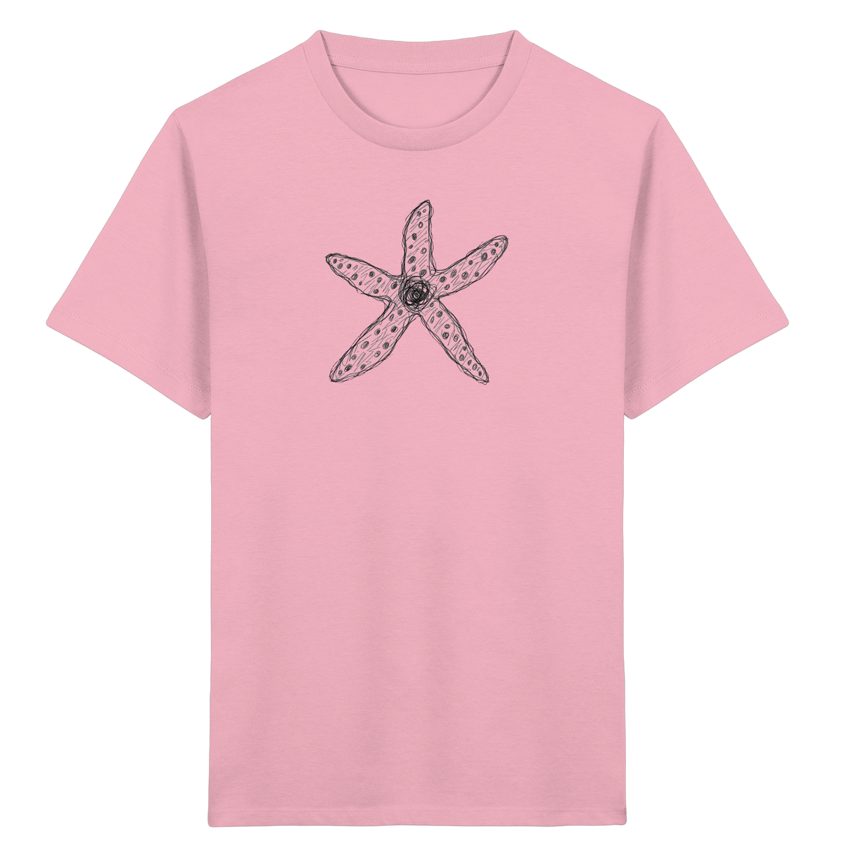 Seestern von oben Kinder T-Shirt - Kinder Bio T-Shirt