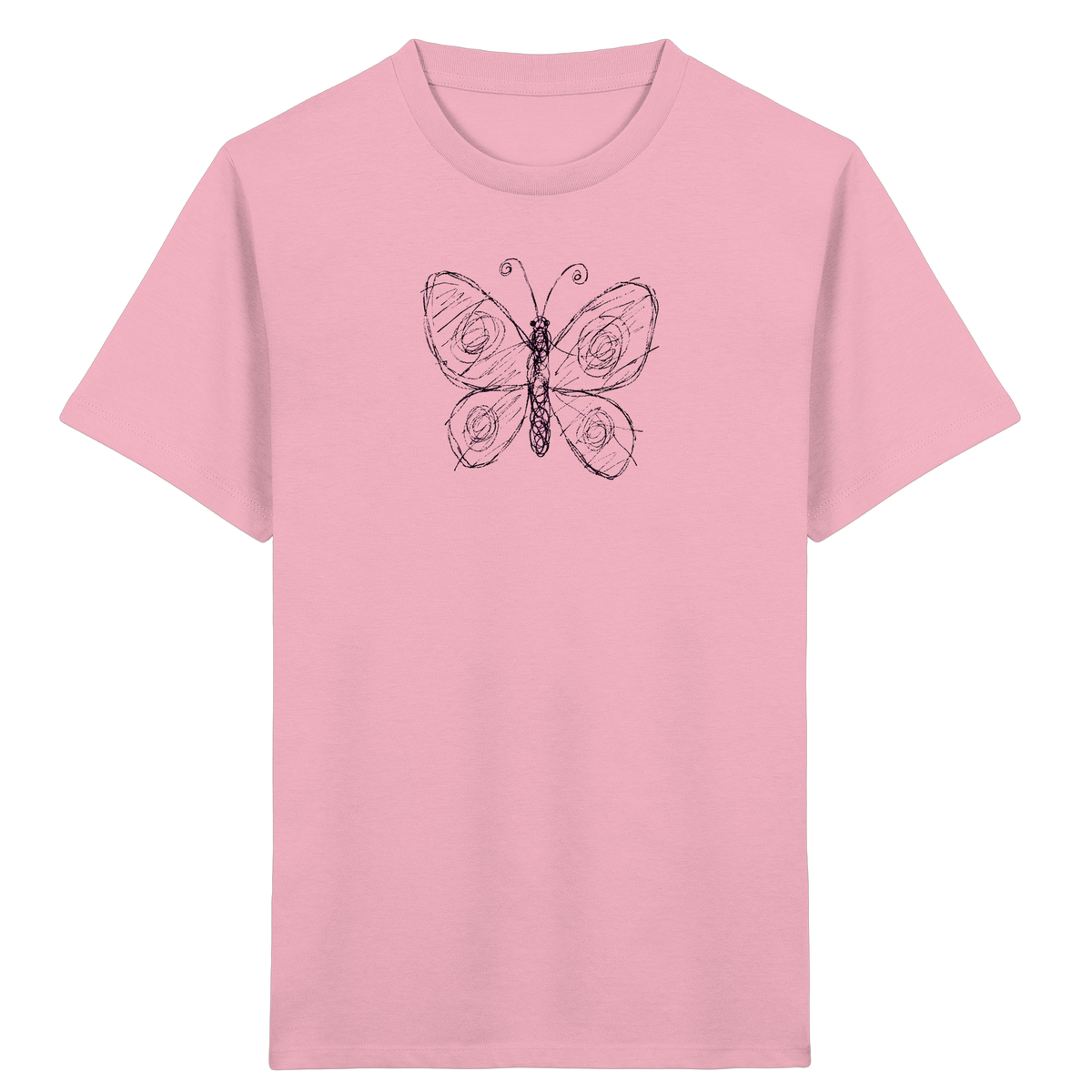 Schmetterling von oben - Kinder Bio T-Shirt