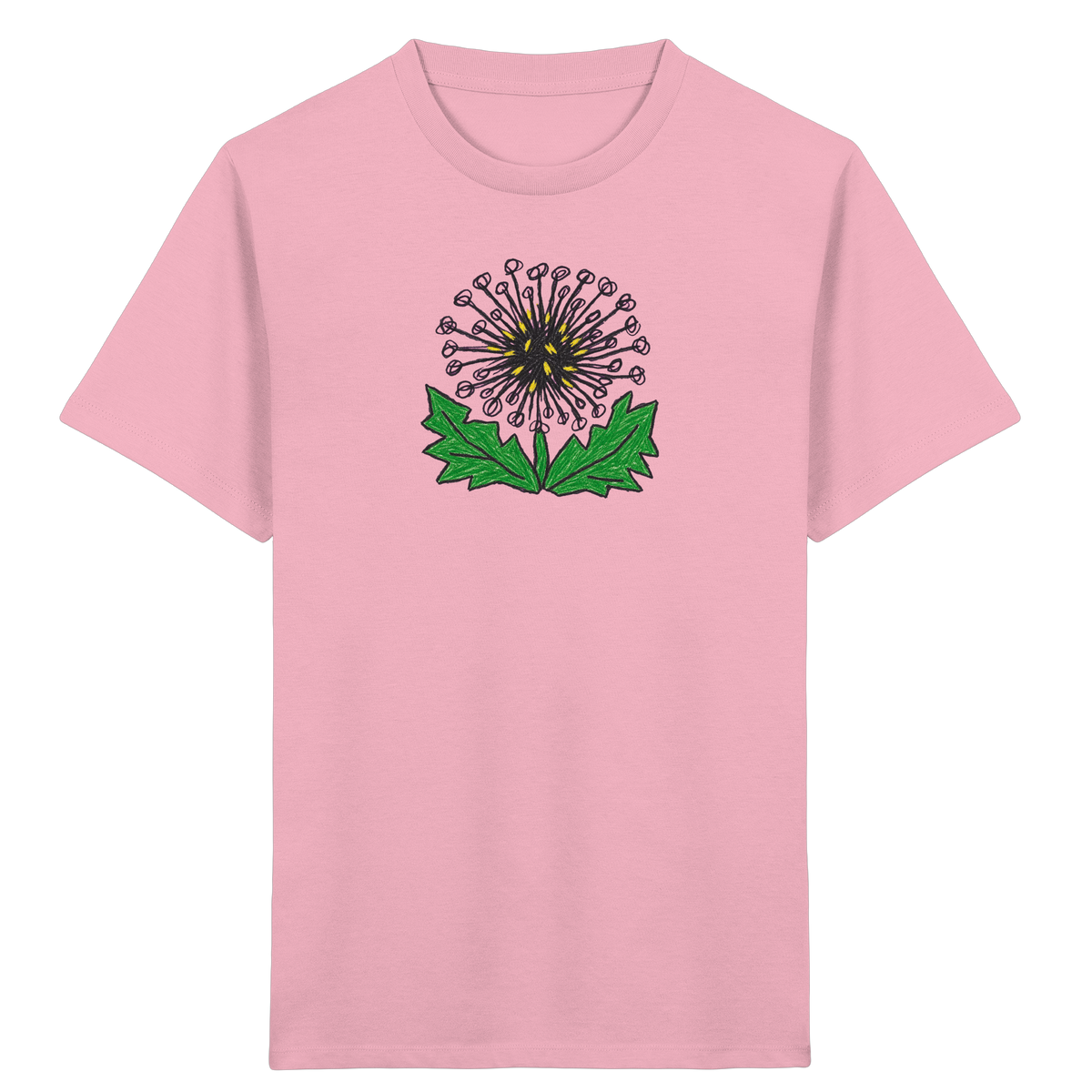 Kritzel Löwenzahn Kinder Shirt - Kinder Bio T-Shirt