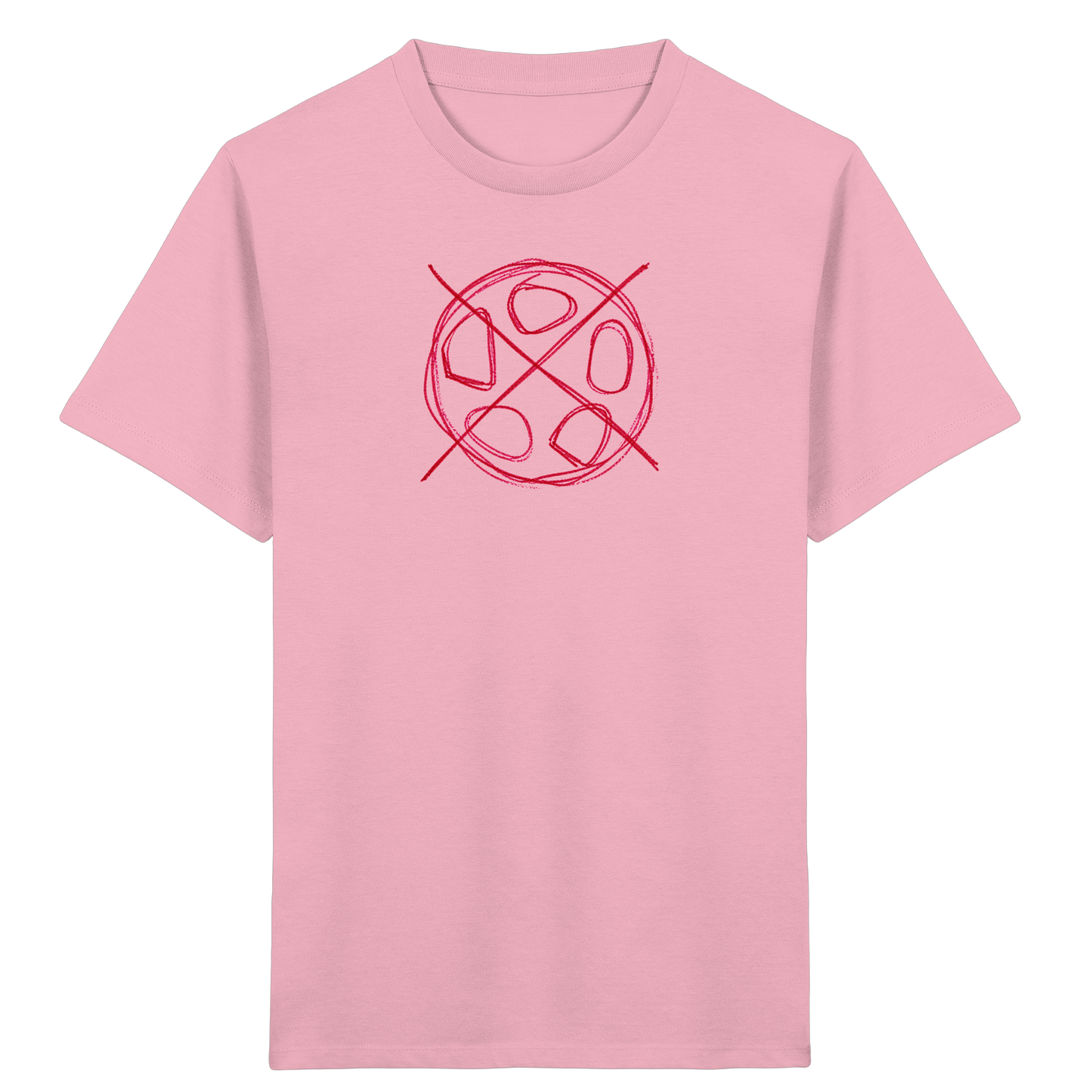Krakel Fußball mit Stiften - Kinder Bio T-Shirt