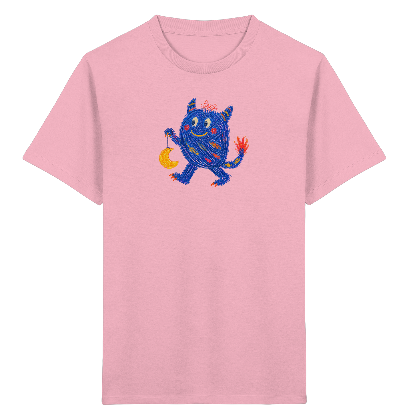 Mondlaterne Monster Kinder T-Shirt - Kinder Bio T-Shirt