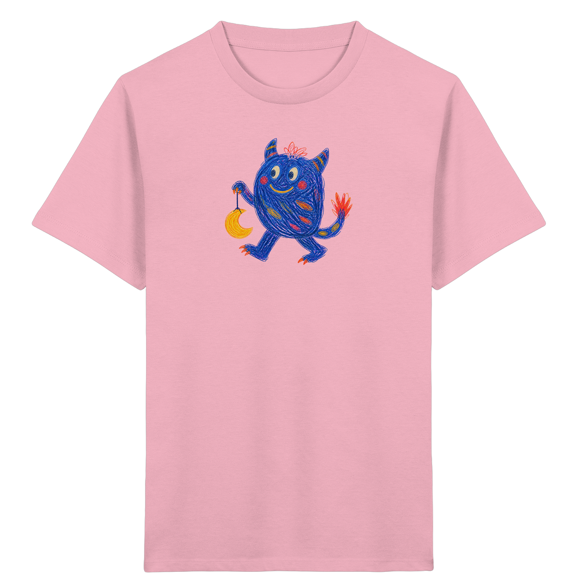 Mondlaterne Monster Kinder T-Shirt - Kinder Bio T-Shirt