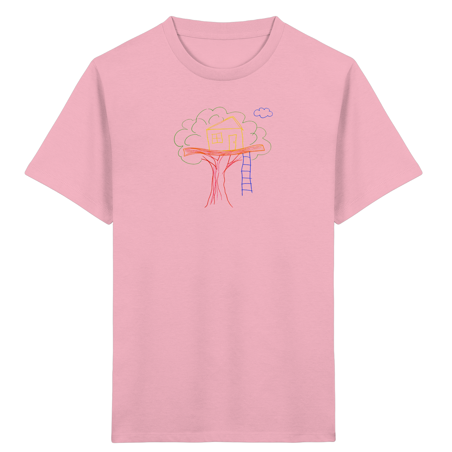 Verspieltes Baumhaus T-Shirt für Abenteurer - Kinder Bio T-Shirt