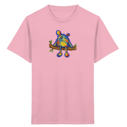 Astsitzer Kritzelmonster auf Ast - Kinder Bio T-Shirt
