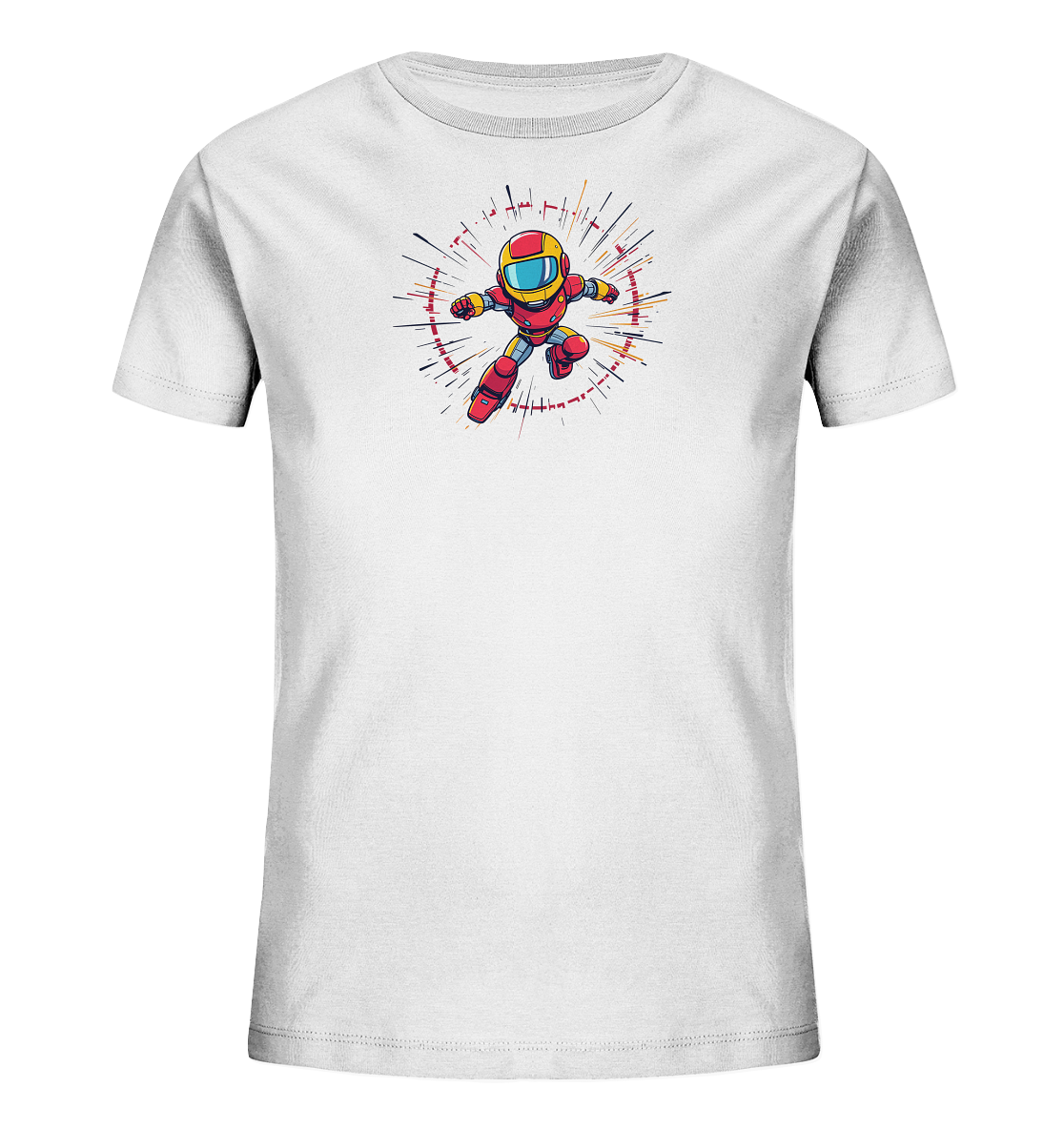 Kinder T-Shirt | Super-Roboter im Energieschub - Kinder Bio T-Shirt