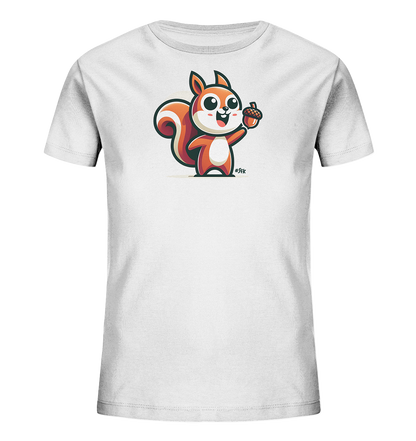 Kinder T-Shirt mit Eichhörnchen und Eichel