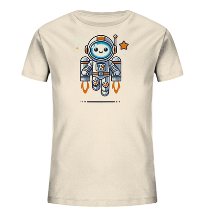 Kinder T-Shirt Astro-Roboter mit Jetpack - Kinder Bio T-Shirt