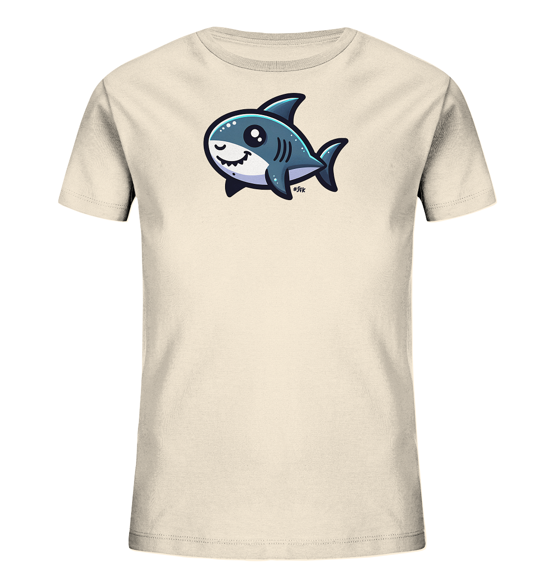 Kinder T-Shirt mit lachendem und zwinkerndem Hai