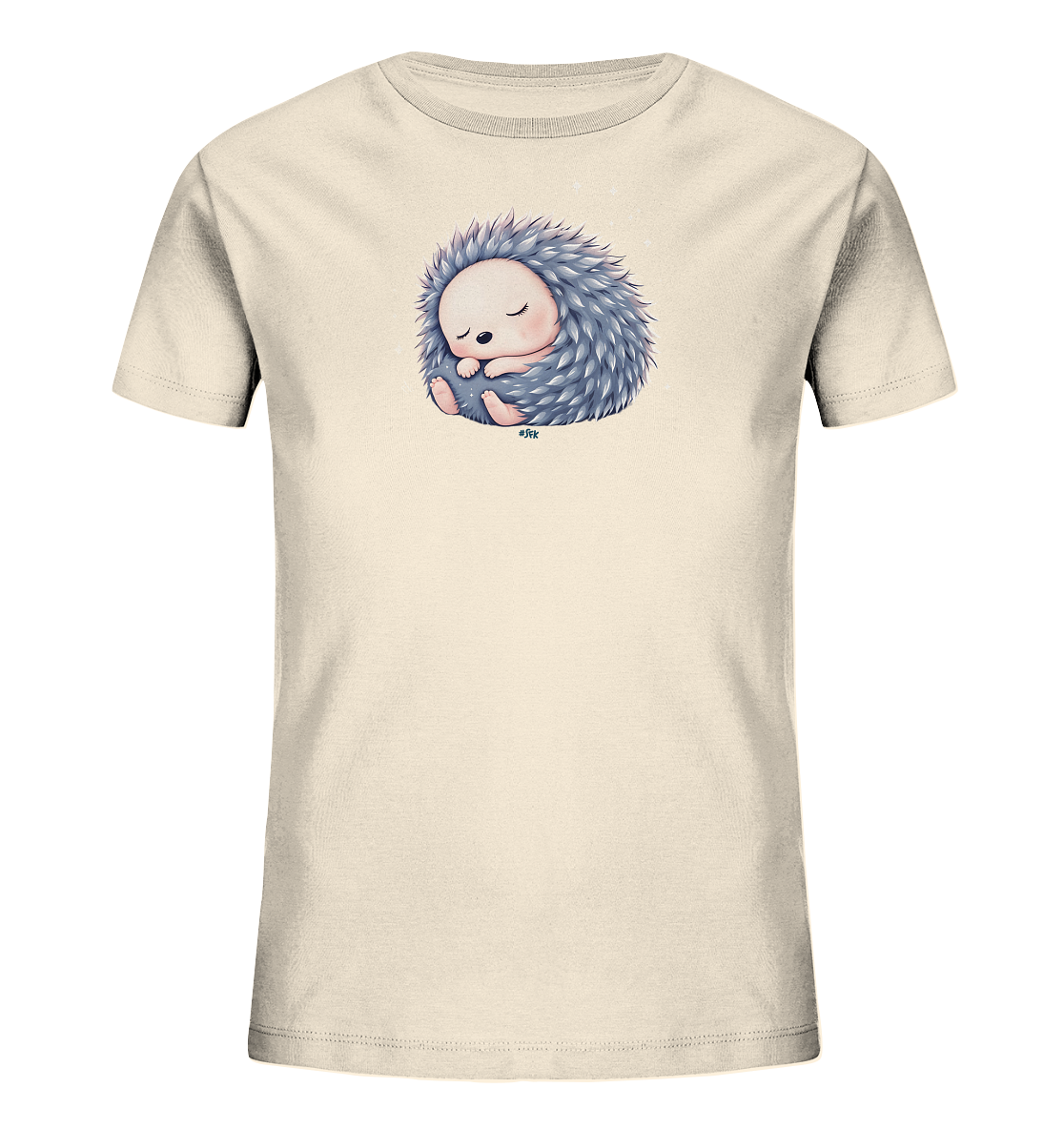 Kinder T Shirt mit schlafendem Igel und Sternenmotiv
