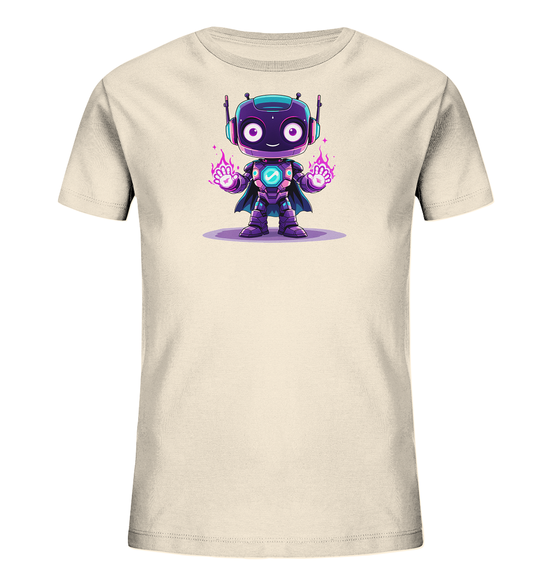 Onlineshop Shirts für Kinder - Das Bild zeigt ein weißes T-Shirt für Kinder mit einem Motiv auf der Vorderseite. Zu sehen ist eine cartoonartige Maus, die aufrecht steht und ein freundliches Lächeln zeigt. Direkt neben der Maus ist eine große, deutlich sichtbare Zahl '1' platziert. Das Design wird durch eine kleine Glitzerstern-Grafik über der Maus abgerundet und wirkt insgesamt verspielt und ansprechend.