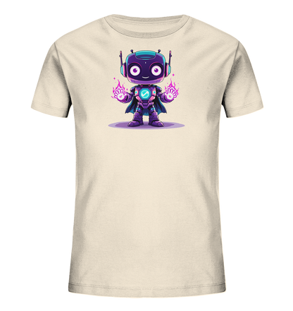 Onlineshop Shirts für Kinder - Das Bild zeigt ein weißes T-Shirt für Kinder mit einem Motiv auf der Vorderseite. Zu sehen ist eine cartoonartige Maus, die aufrecht steht und ein freundliches Lächeln zeigt. Direkt neben der Maus ist eine große, deutlich sichtbare Zahl '1' platziert. Das Design wird durch eine kleine Glitzerstern-Grafik über der Maus abgerundet und wirkt insgesamt verspielt und ansprechend.