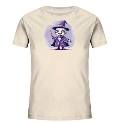 Kinder-T-Shirt | Roboter-Zauberer mit Sternen - Kinder Bio T-Shirt