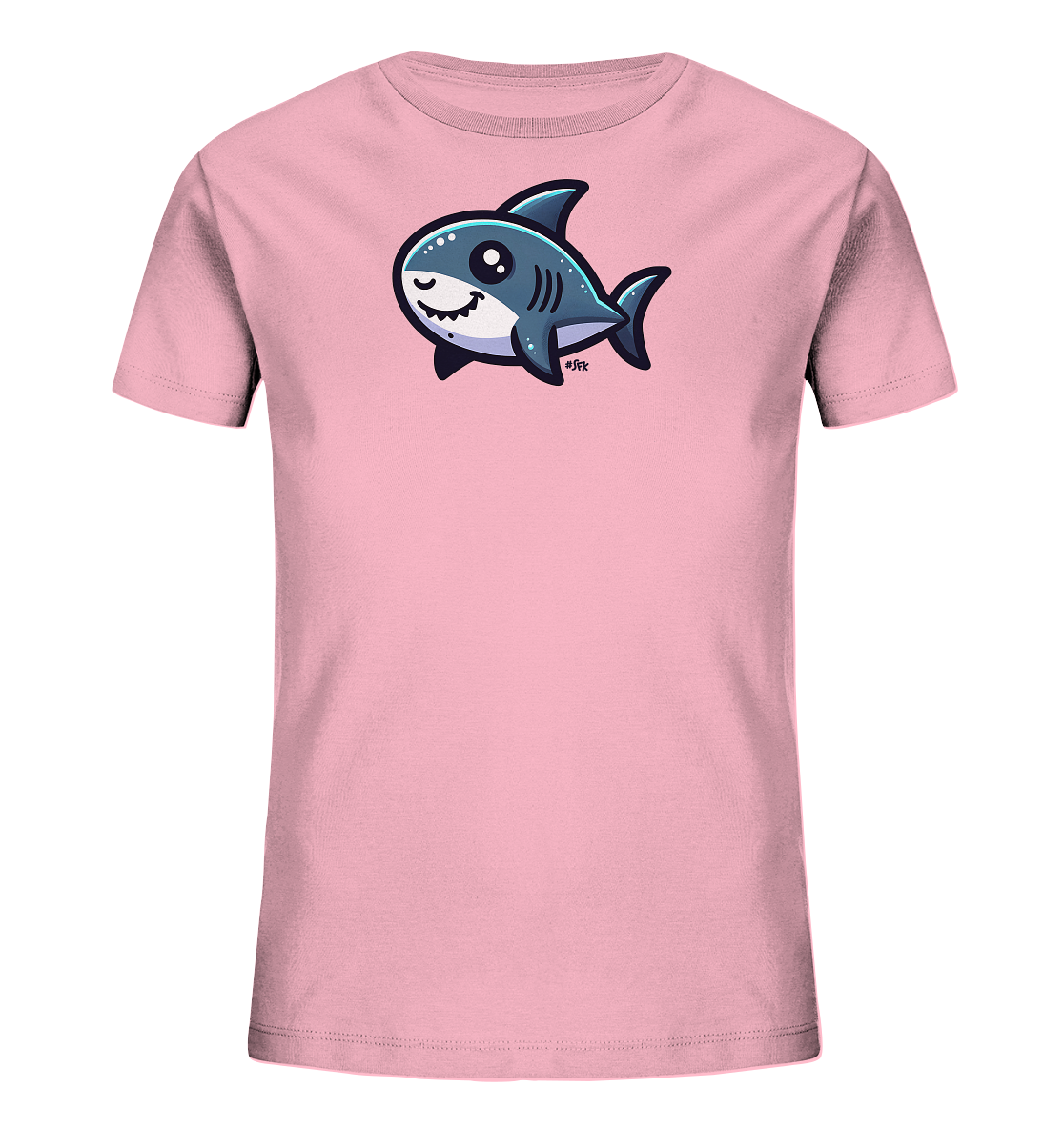Kinder T-Shirt mit lachendem und zwinkerndem Hai