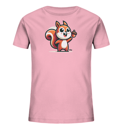 Kinder T-Shirt mit Eichhörnchen und Eichel