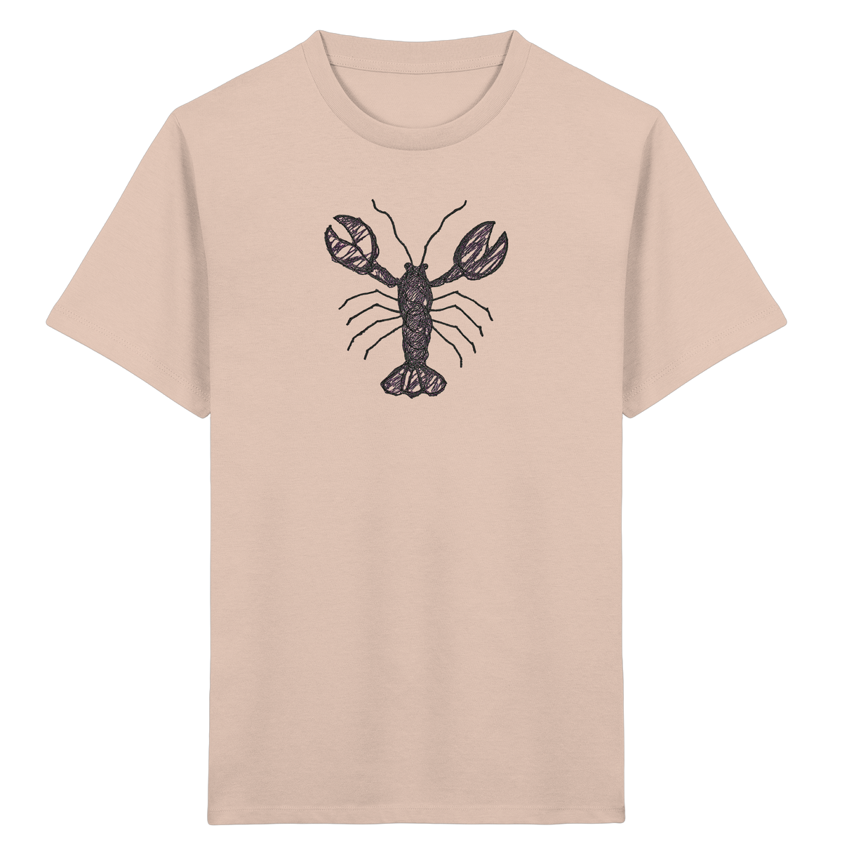 Hummer von oben gezeichnet - Kinder Bio T-Shirt