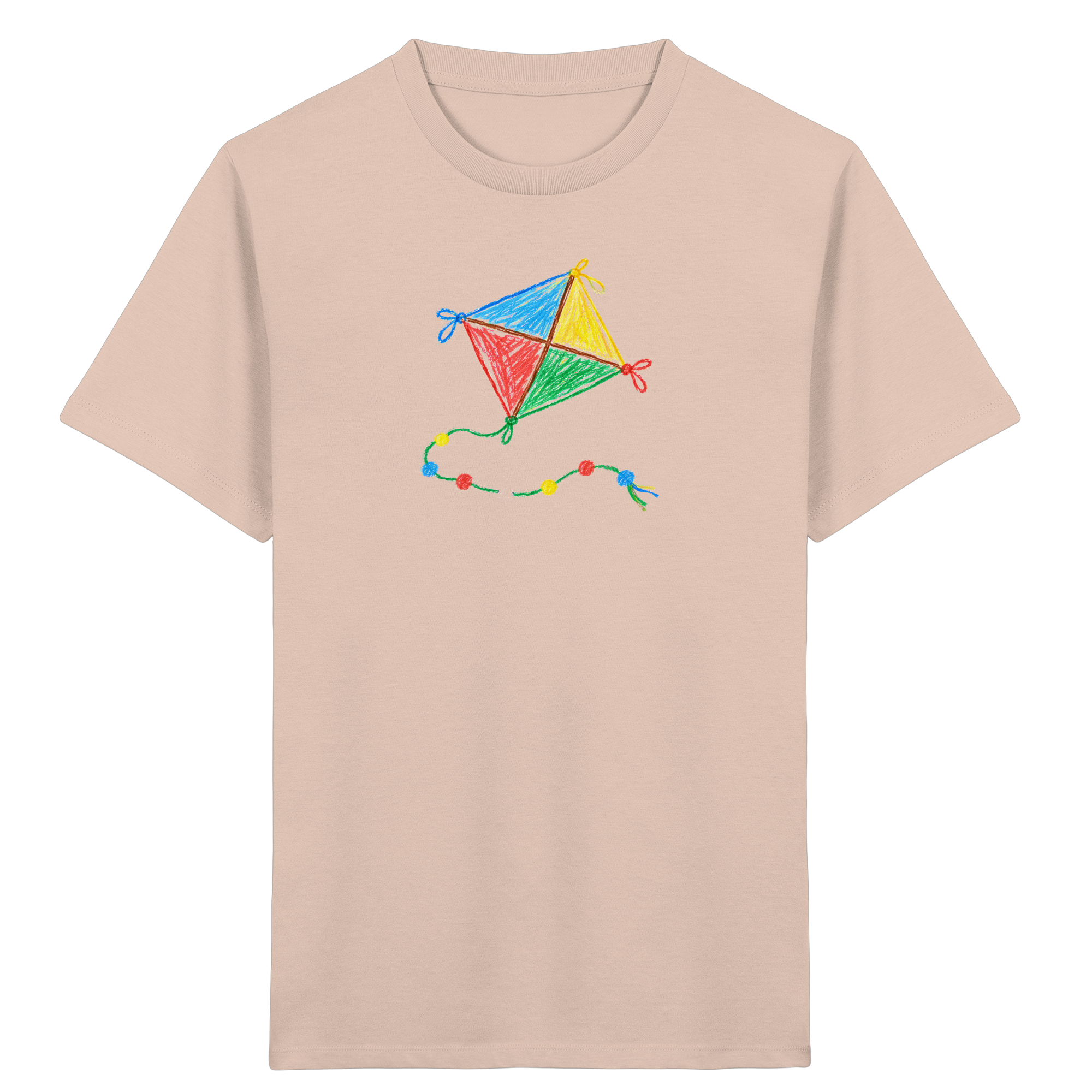 Bunter Spielzeugdrache mit Knoten Kinder T-Shirt