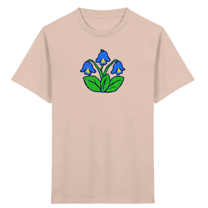 Kritzel Glockenblume Kinder Shirt - Kinder Bio T-Shirt