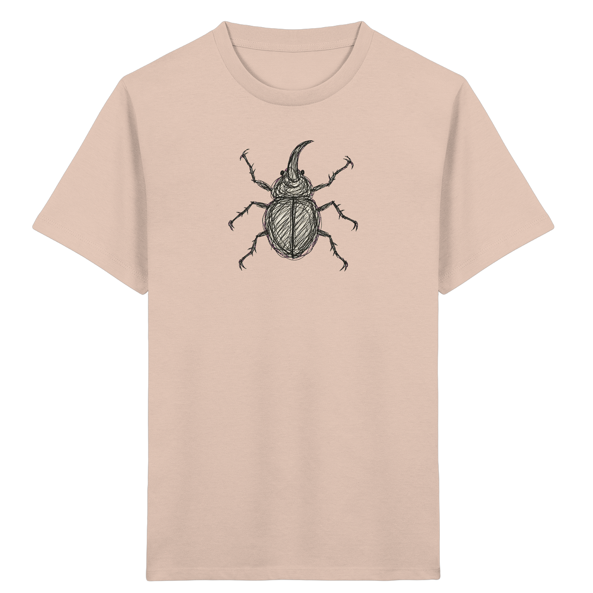 Nashornkäfer von oben - Kinder Bio T-Shirt