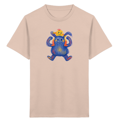 Huckepack Monster Kinder T-Shirt - Kinder Bio T-Shirt