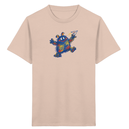 Papierfliegerwerfer Kritzelmonster Kinder Shirt - Kinder Bio T-Shirt