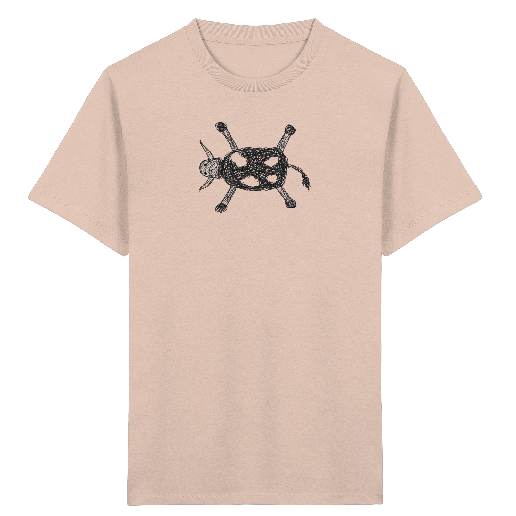 Kuh von oben Kinder T-Shirt