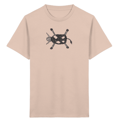 Kuh von oben gezeichnet - Kinder Bio T-Shirt