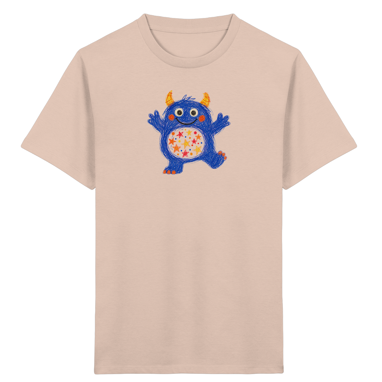 Funkelbauch Kritzelmonster Shirt - Kinder Bio T-Shirt