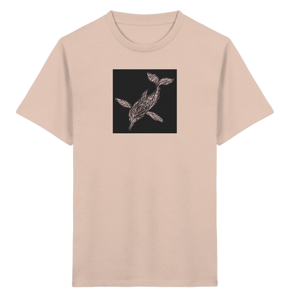 Delfin von oben - Kinder Bio T-Shirt