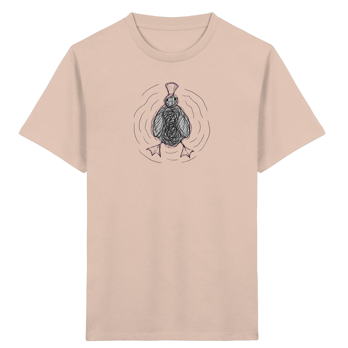 Ente von oben - Kinder Bio T-Shirt