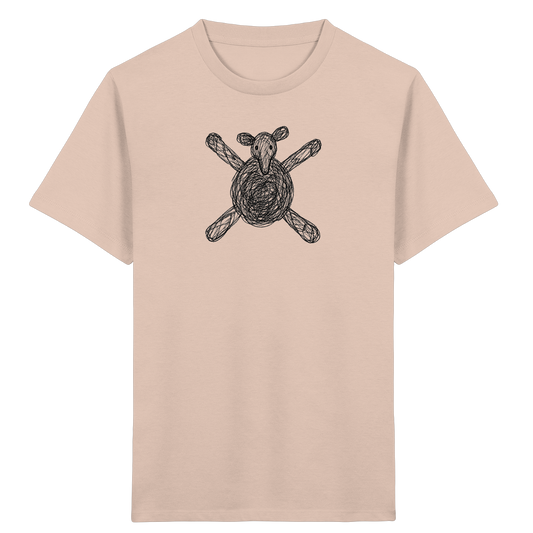 Tapir von oben gezeichnet - Kinder Bio T-Shirt