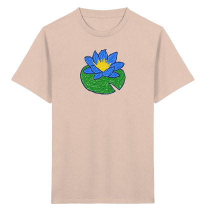 Kritzel Wasserlilie Kinder Shirt - Kinder Bio T-Shirt