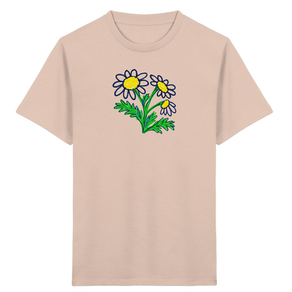 Kritzel-Kamille Kinder T-Shirt - Kinder Bio T-Shirt