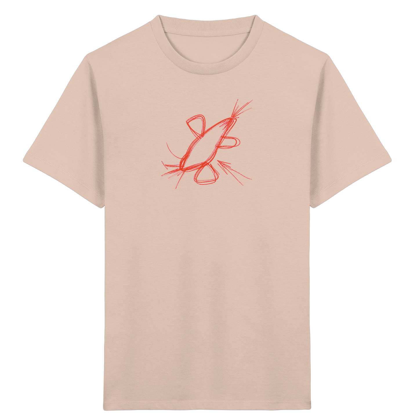 Kupferne Wackelrakete für Kinder - Kinder Bio T-Shirt