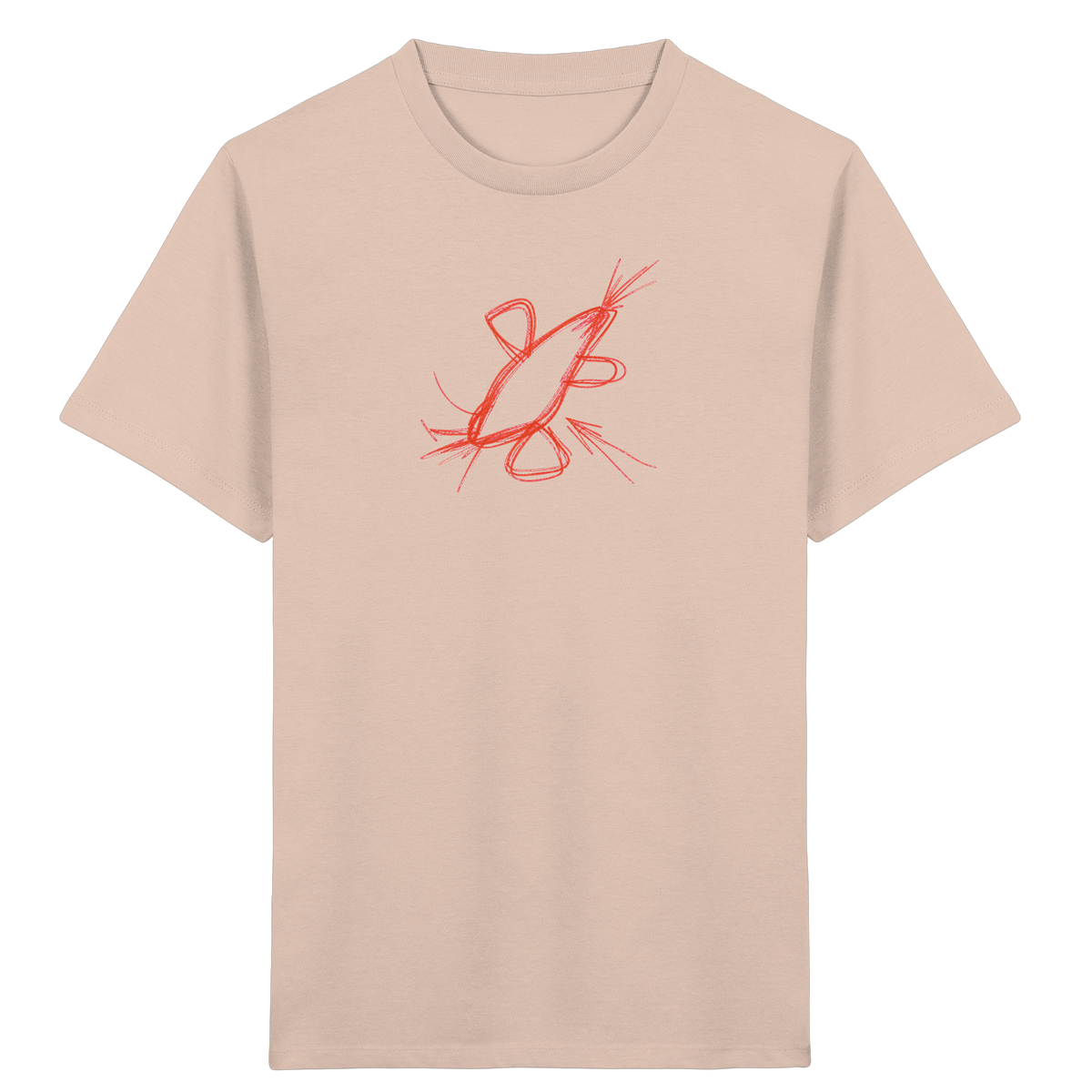 Kupferne Wackelrakete für Kinder - Kinder Bio T-Shirt