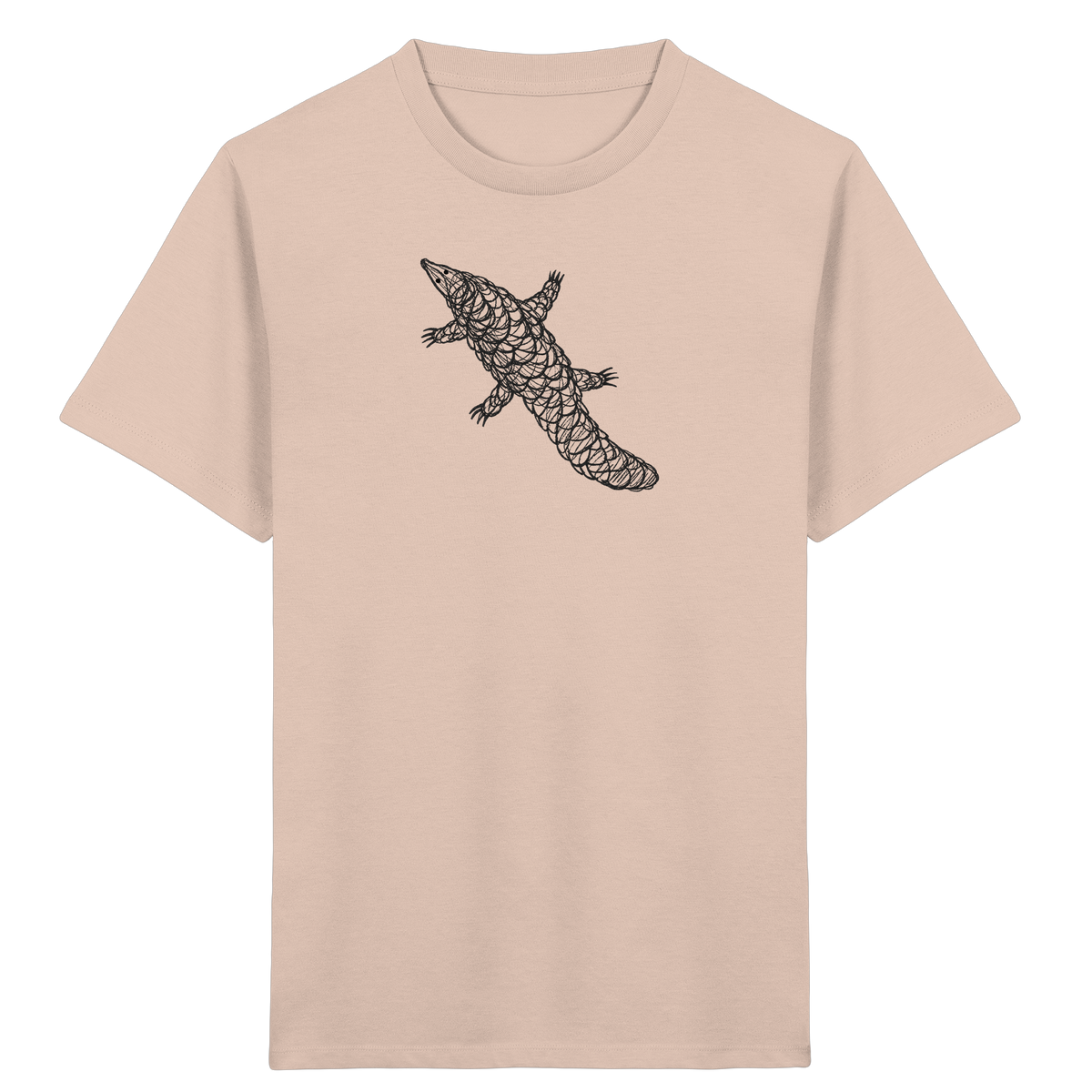 Schuppentier von oben - Kinder Bio T-Shirt