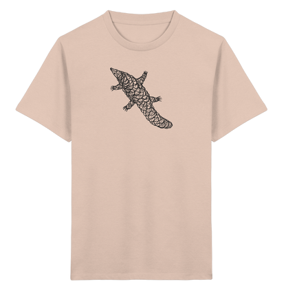 Schuppentier von oben - Kinder Bio T-Shirt