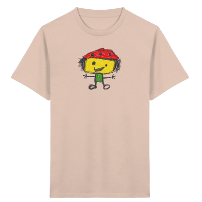 Kritzelkopf mit Tupfenhut - Kinder Bio T-Shirt