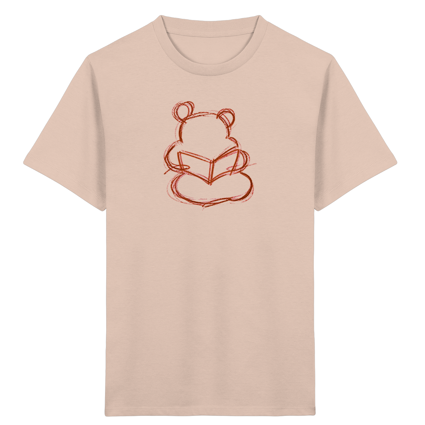 Kinder T-Shirt – Wackelbär mit offenem Buch