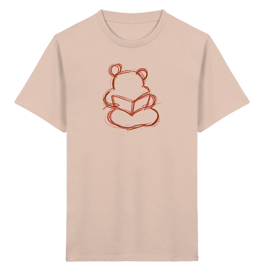 Wackelbär mit offenem Buch - Kinder Bio T-Shirt