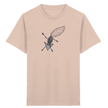 Fuchs von oben gezeichnet - Kinder Bio T-Shirt