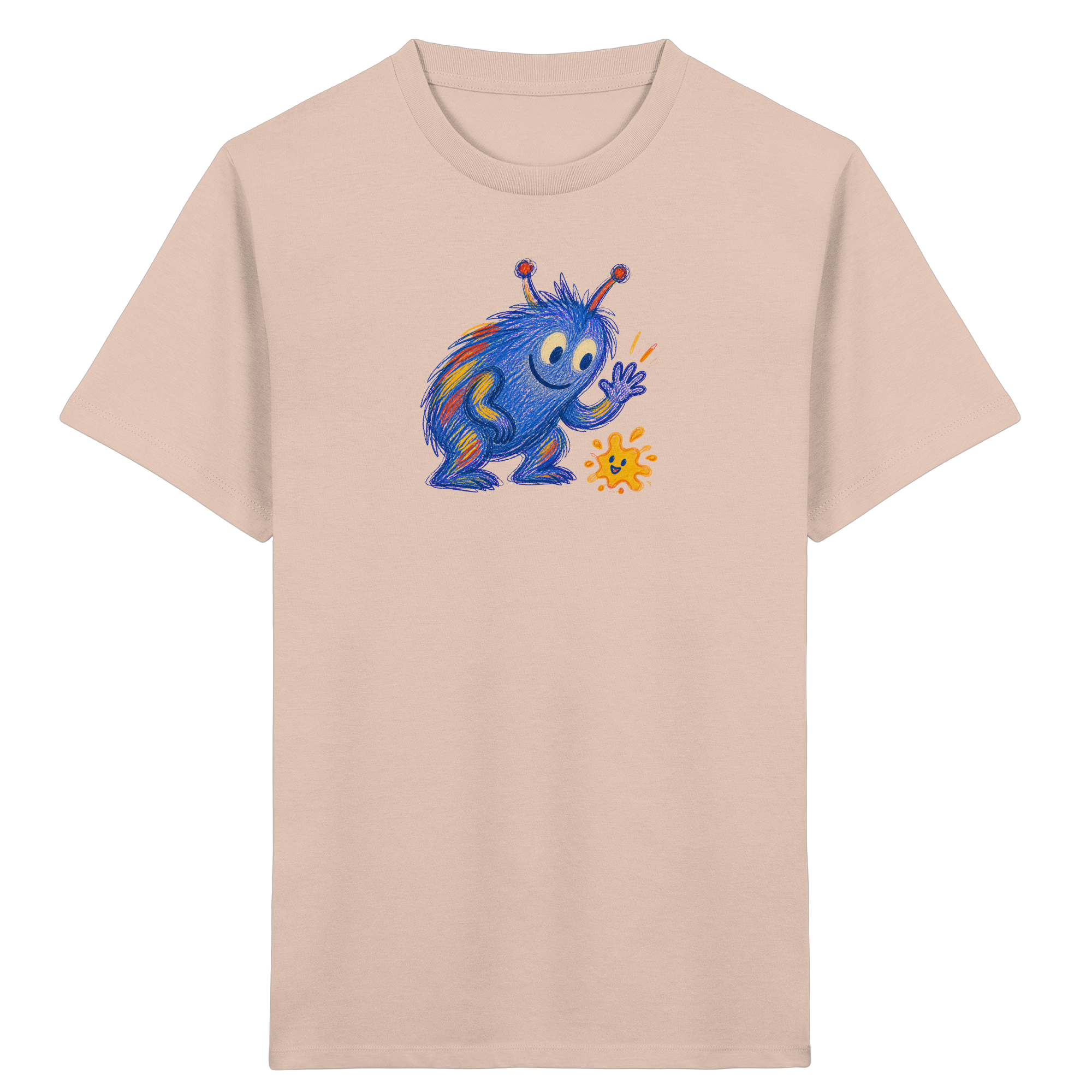 Klecksfreund Monster Kinder T-Shirt