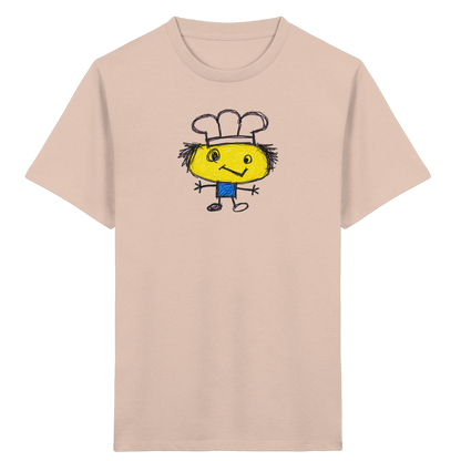 Kritzelkopf mit Kochmütze - Kinder Bio T-Shirt