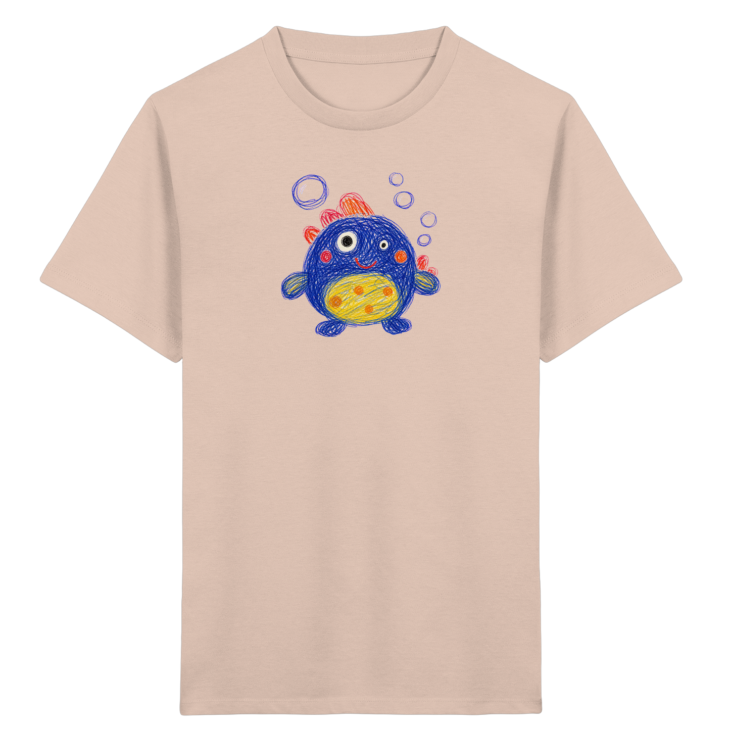 Blubberbauch Unterwasser Monster - Kinder Bio T-Shirt
