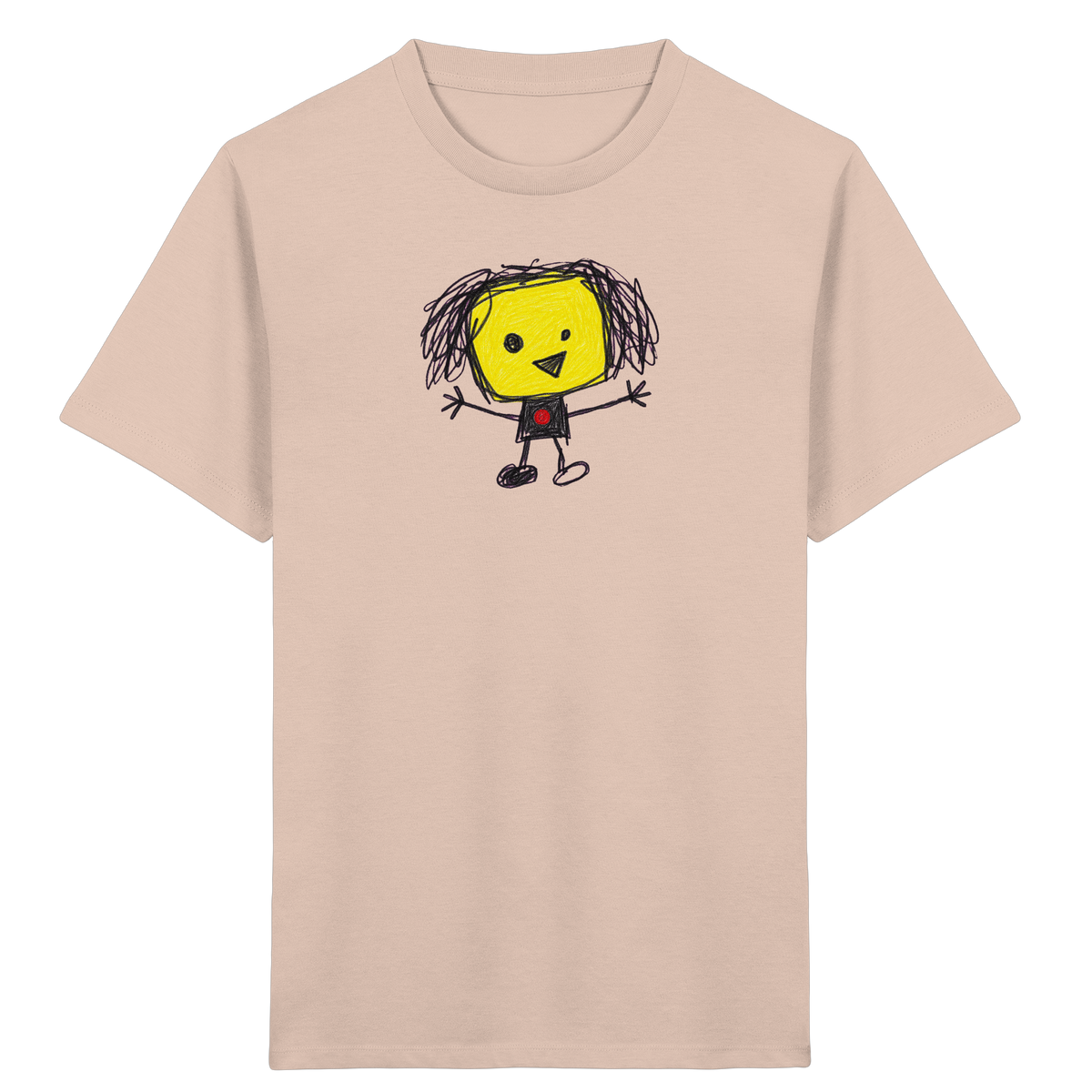 Kritzelkopf mit Wirbelhaar - Kinder Bio T-Shirt