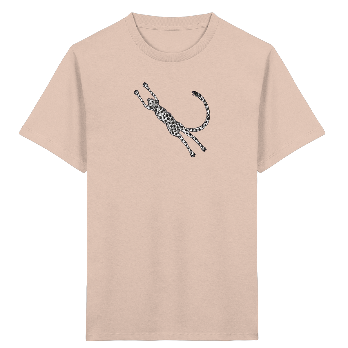 Gepard von oben - Kinder Bio T-Shirt
