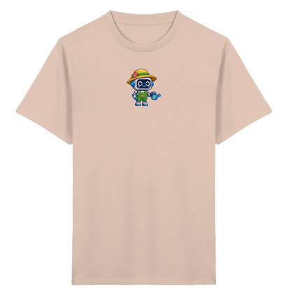 Pixel Roboter T-Shirt: Freundlicher Look - Kinder T-Shirt